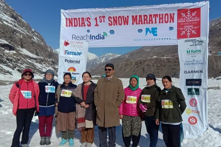 Snow Marathon in Lahaul