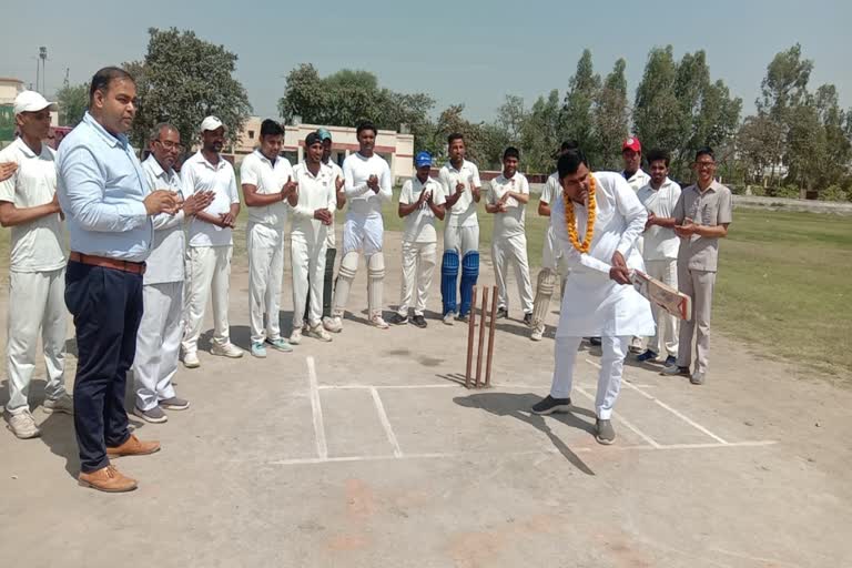 Cricket Trial of Divyang in Bhiwani