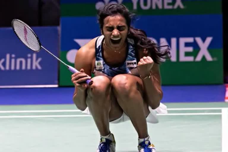 PV Sindhu beats Buchanan in straight games to win swiss open super 300 badminton finals