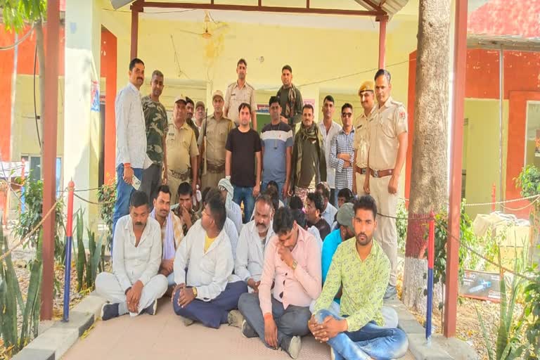 gamblers arrested in dholpur