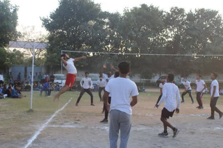 Ranchi University volleyball court