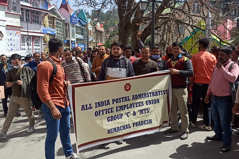 postal workers strike in shimla