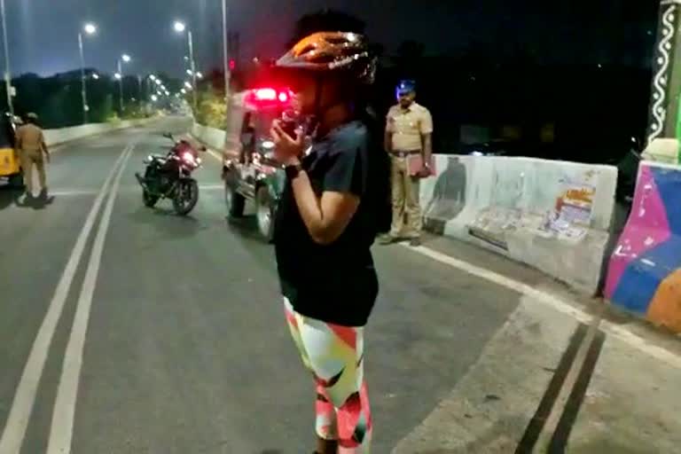 Joint commissioner Ramya Bharathi Night Patrol