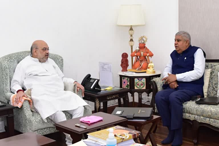 Dhankhar Meets Shah