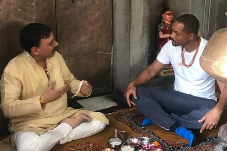 Will Smith Haridwar Connection  Hollywood Actor Will Smith  oscar award 2022  Astrologer Prateek Mishrapuri  ഓസ്കാര്‍ ജേതാവ് വിൽ സ്മിത്ത്  വിൽ സ്മിത്തിന്‍റെ ആത്മീയ ഗുരു പ്രതീക് മിശ്രപുരി  പ്രതീക് മിശ്രപുരി ഇടിവി ഭാരതിനോട്  ഓസ്കാര്‍ ജേതാവ് വിൽ സ്മിത്ത് സൗമ്യസ്വഭാവക്കാരന്‍