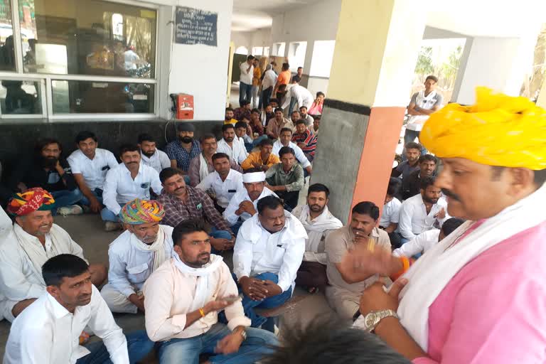 protest to reopen Bhagwan Devnarayan temple bhilwara