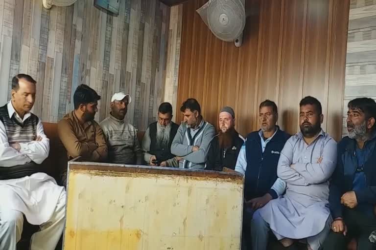 Sopore Mini Bus Association held Press Conference