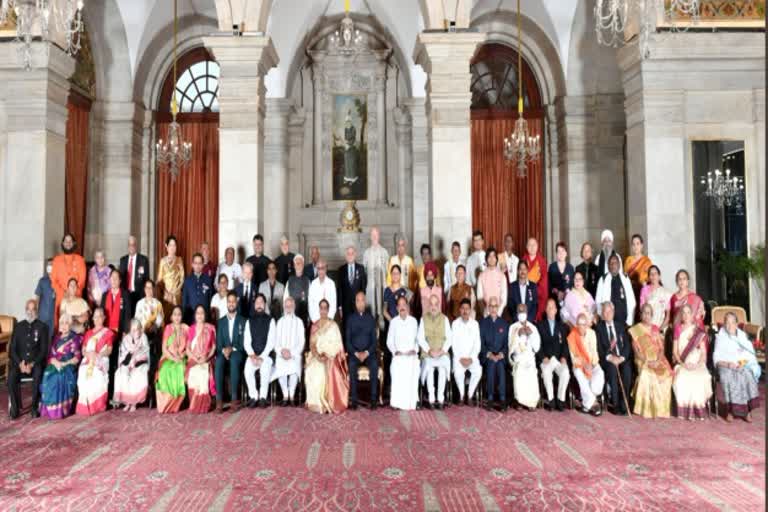 President confers Padma Awards on 63 others