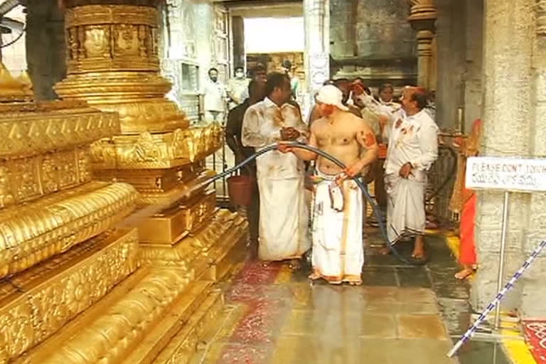 Koil alwar tirumanjanam at ttd