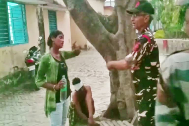 drunken man and a woman created ruckus in Gopalganj