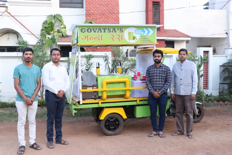 Raipur Solar Sugarcane Juice Machine