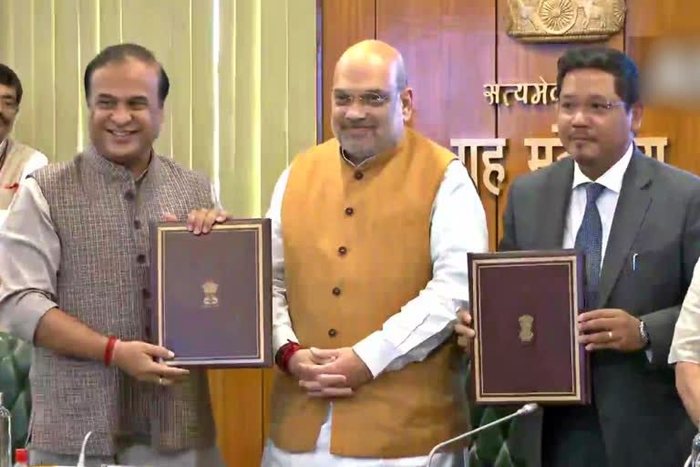 The Chief Minister of Assam Himanta Biswa Sarma and Chief Minister of Meghalaya Conrad K Sangma, on Tuesday, signed an accord to end the 50-year-old boundary dispute between the two neighbouring states.