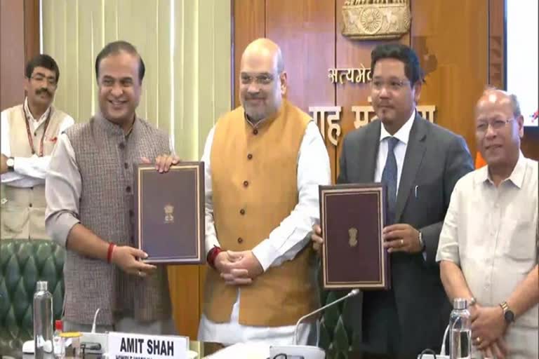 Assam, Meghalaya sign historic agreement