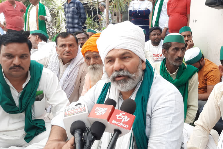 Bharatiya Kisan Union Protest In Muzaffarnagar: مظفر نگر میں بھارتیہ کسان یونین کا زبردست احتجاجی مظاہرہ