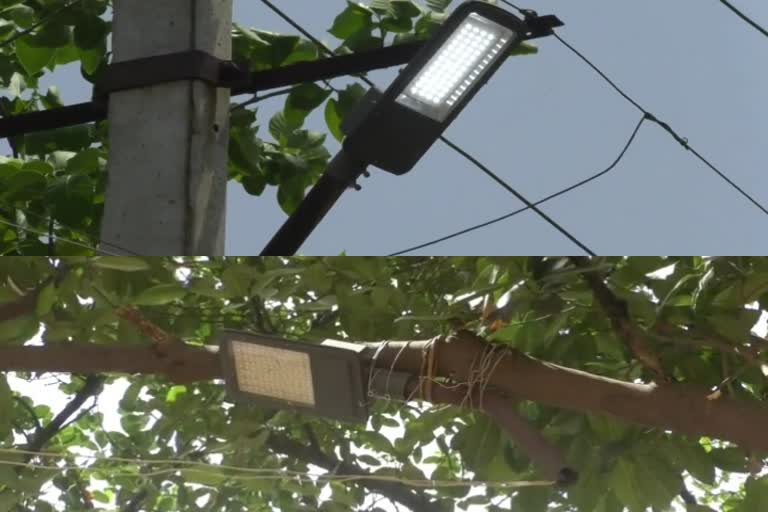 street lights in Giridih