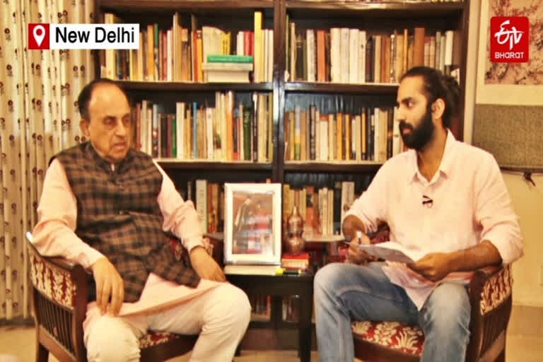 Subramanian Swamy interview by ETV Bharat