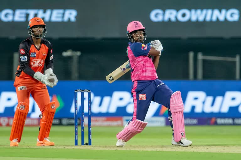 IPL 2022 Samson, hetmyer shines as Rajasthan Royals 210/6