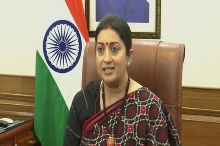 Government has adopted gender budgeting: Smriti Irani