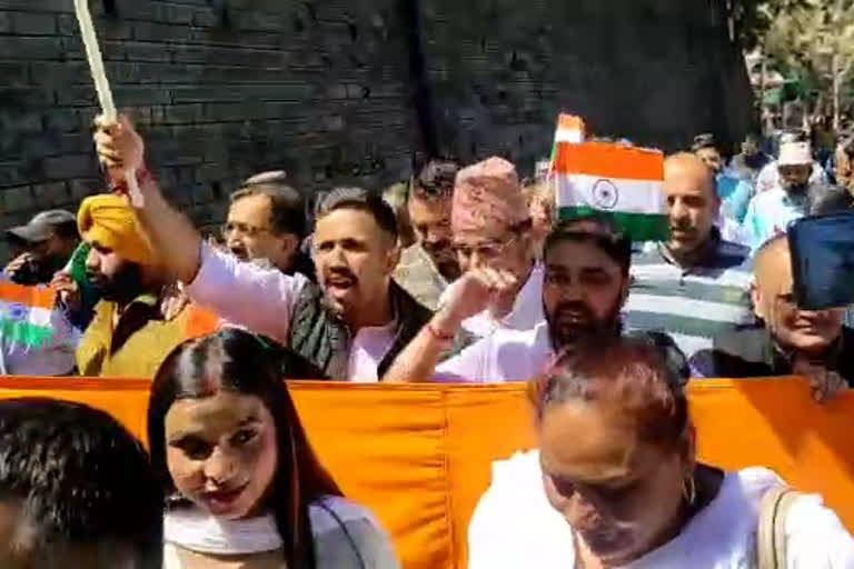 Tiranga Yatra in Shimla