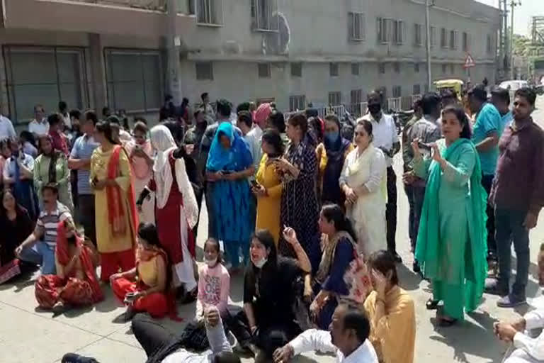 ambala school parents protest