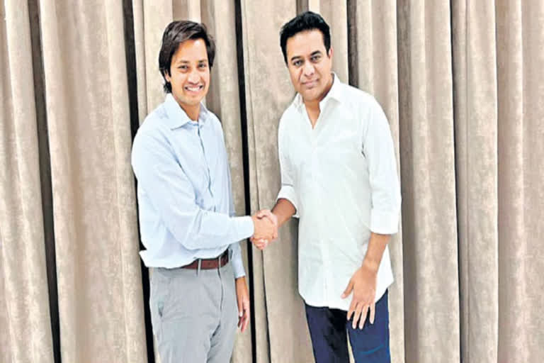 KTR Meet Aditya Mittal