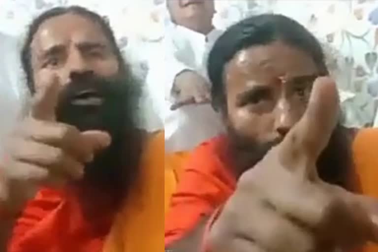 Baba Ramdev threatens journalist over question on rising fuel prices  മാധ്യമപ്രവർത്തകനോട് കയർത്ത് ബാബാ രാംദേവ്  ഇന്ധനവില വർധനവിൽ യോഗാ ഗുരു ബാബാ രാംദേവ്  Yoga Guru Baba Ramdev on rising fuel prices