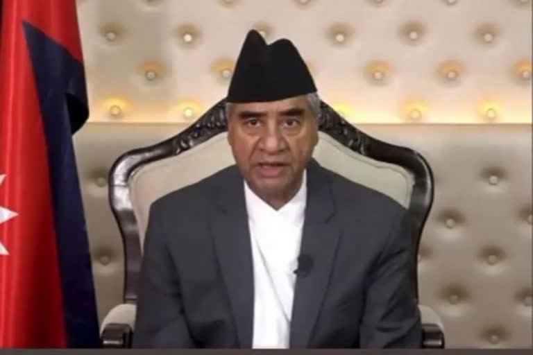 Nepal Prime Minister Sher Bahadur Deuba