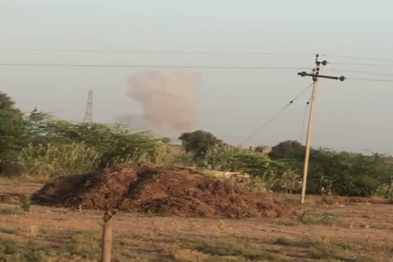 three bombs fell in jaisalmer