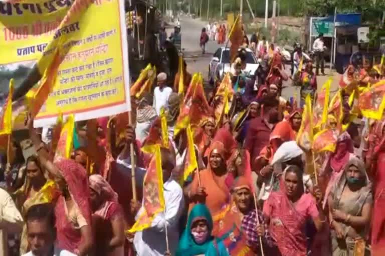 Alwar Demonstration for Opening Temple