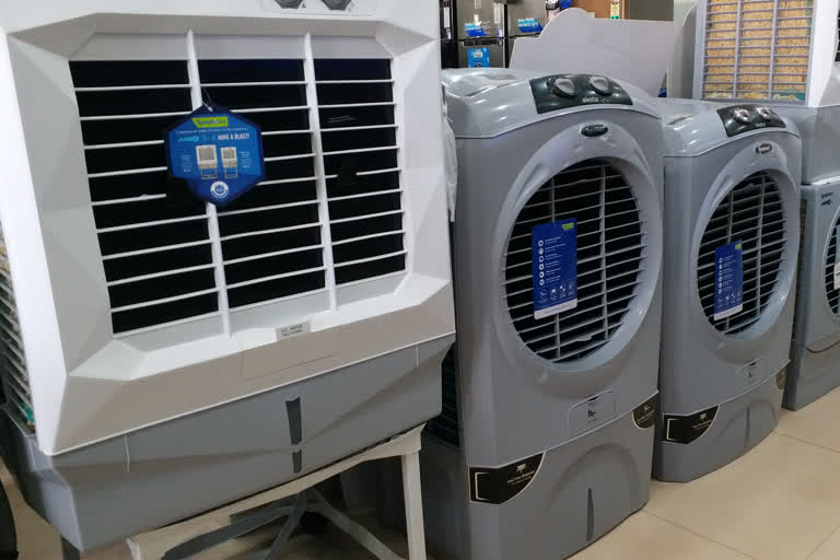 Heat wave continues in Jharkhand, demand for AC cooler increases in Ranchi market Slug