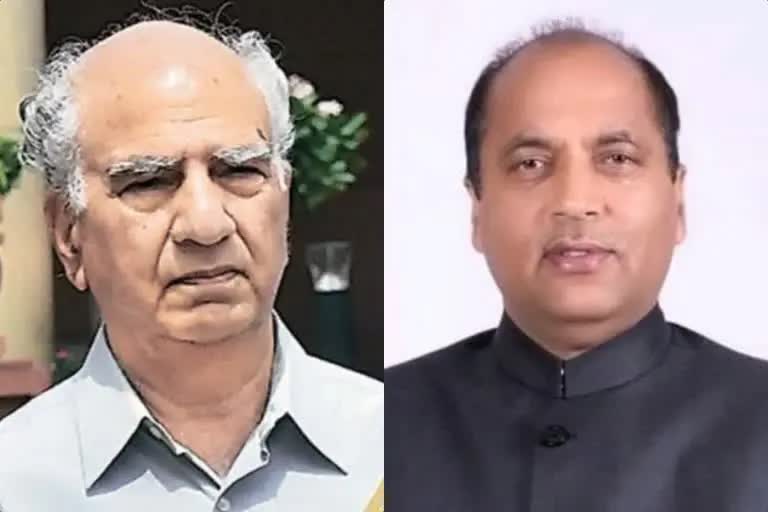 shanta kumar urges cm jairam thakur