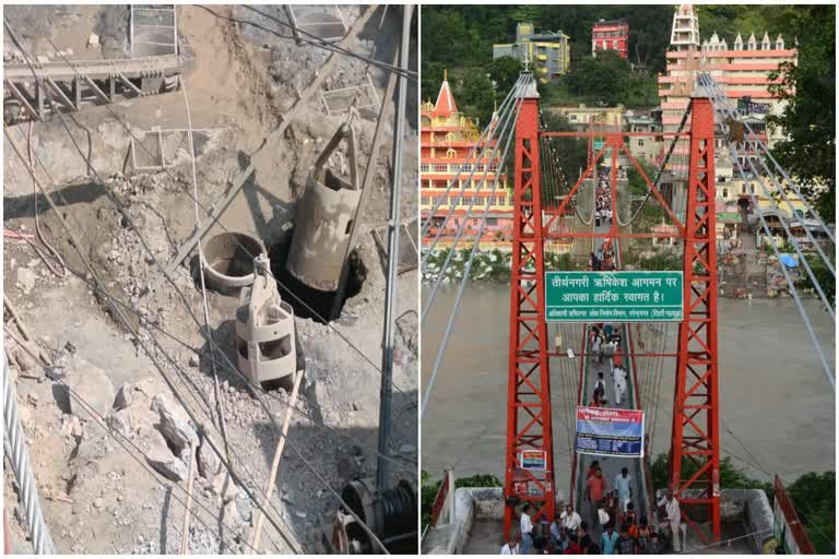 movement-was-banned-due-to-breaking-of-wire-of-rishikesh-laxman-jhula-bridge