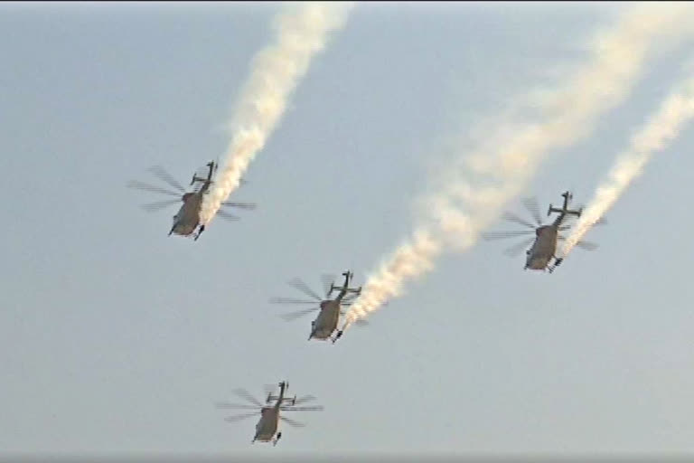 Helicopter Training School (HTS) celebrated its diamond jubilee on Sunday at the air force station in Hyderabad. Air Marshal Manavendra Singh, Air Officer Commanding-in-Chief (AOC-in-C), Training Command- IAF, was the chief guest on the occasion.