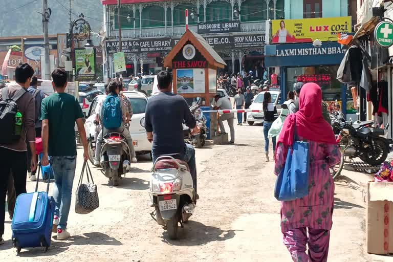 Beautification of Mussoorie Mall Road