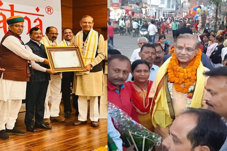 welcome-to-hazaribag-mp-jayant-sinha-after-receiving-outstanding-parliamentarian-honor