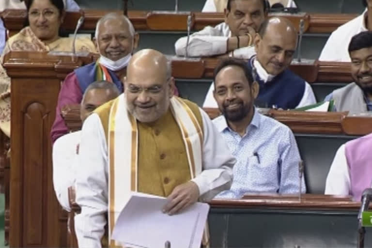 Lok Sabha in splits after Amit Shah speaks of his 'manufacturing defect'