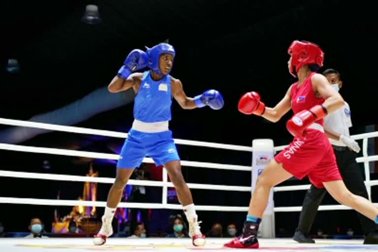 Boxer Monica beat Josie Gabuco  Boxer Monica  Josie Gabuco  Sports News  Philippines  बॉक्सर मोनिका  फिलीपींस  जोसी गाबुको  सेमीफाइनल