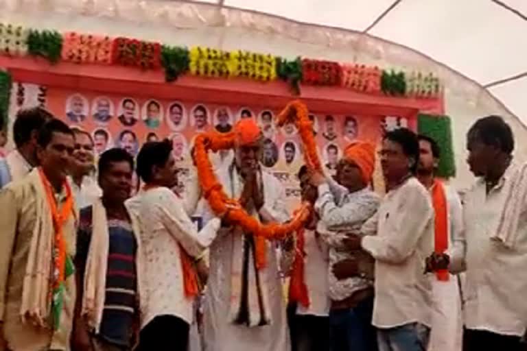 Prahlad Patel visit in Khairagarh