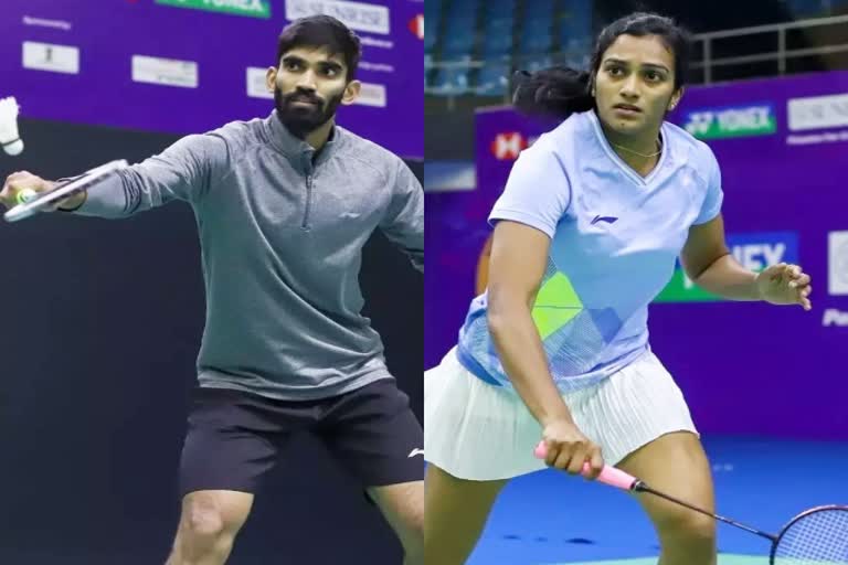 Sindhu and Srikanth in quarterfinals  पीवी सिंधू  किदांबी श्रीकांत  कोरिया ओपन सुपर 500 बैडमिंटन टूर्नामेंट  कोरिया ओपन क्वार्टर फाइनल  खेल समाचार  Lakshya and Malvika crash out  PV Sindhu  Kidambi Srikanth  Korea Open Super 500 Badminton Tournament  Korea Open Quarterfinals  Sports News