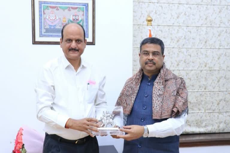 NIT Director Lalit Mohan met Dharmendra Pradhan