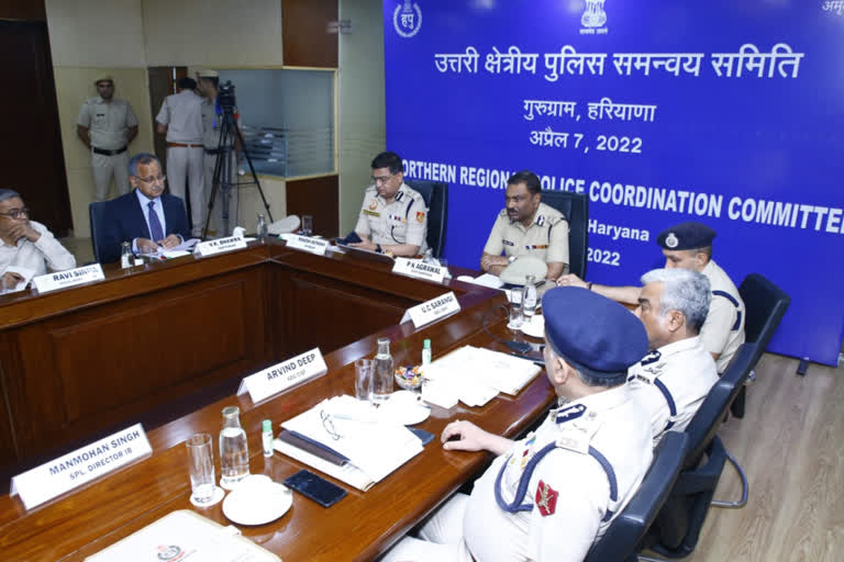 Police and CAPF meeting in Gurugram