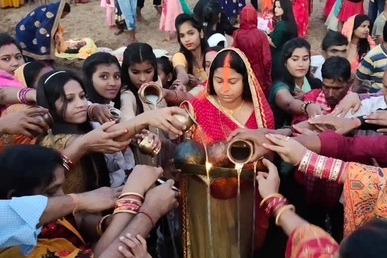 chaiti chhath celebrated in giridih
