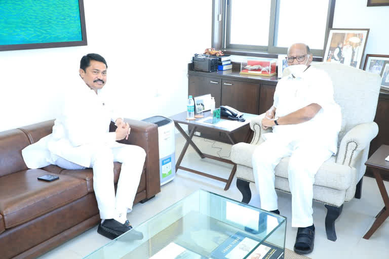 Nana Patole meet NCP President  Sharad Pawar