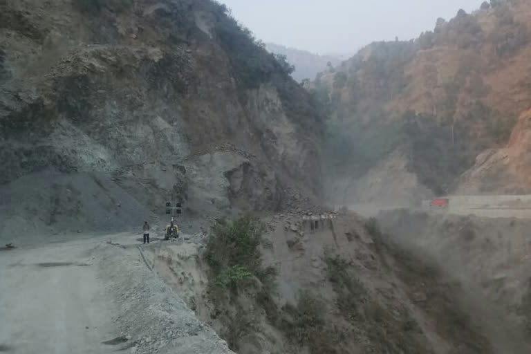 Road closed due to debris on NH 94 near