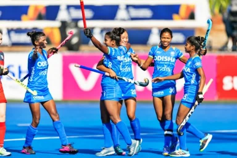 Junior Women's World Cup  India beat South Korea  India reach semi-finals  जूनियर महिला वर्ल्ड कप  भारत बनाम साउथ कोरिया  हॉकी महिला जूनियर विश्व कप  खेल समाचार  Sports News