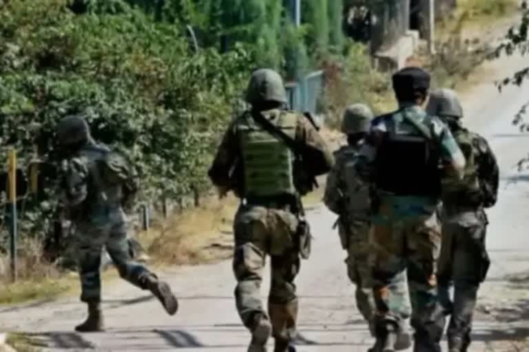 An encounter at Kulgam in Jammu Kashmir