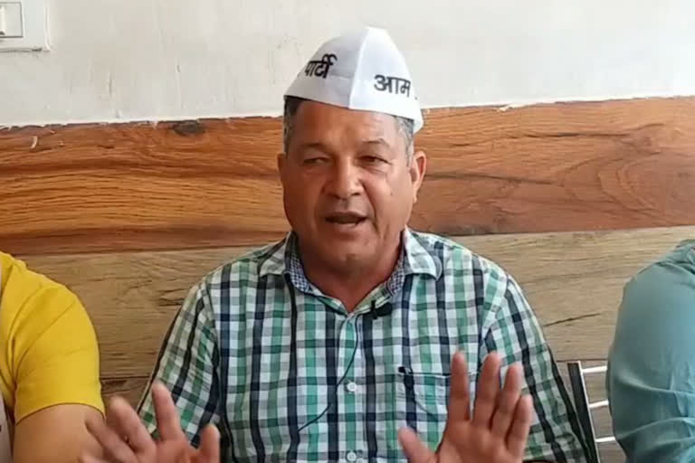 Aam Aadmi Party spokesperson Sher Singh Thakur.