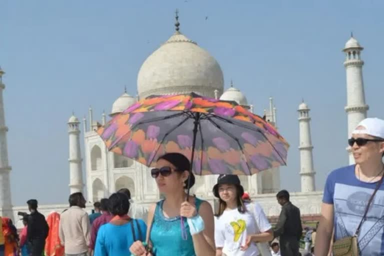 AGRA REMAINS HOTTEST CITY IN COUNTRY ORANGE ALERT ISSUED