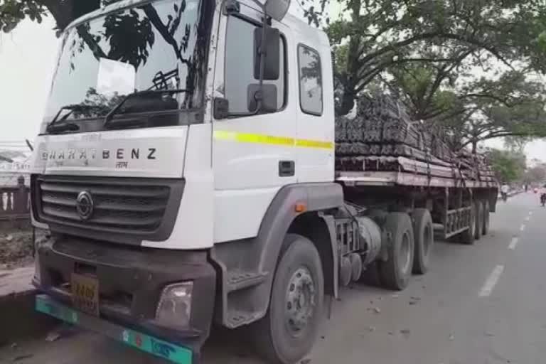 Trailer looted in Muzaffarpur recovered in Nalanda
