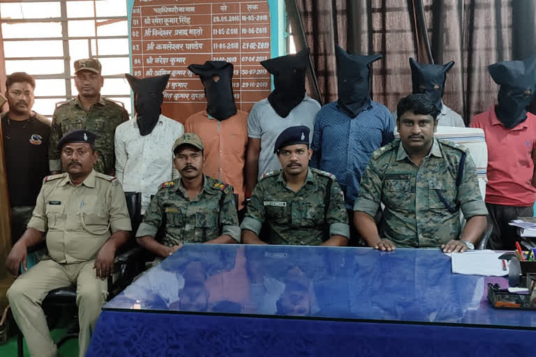 Six criminal arrested in latehar